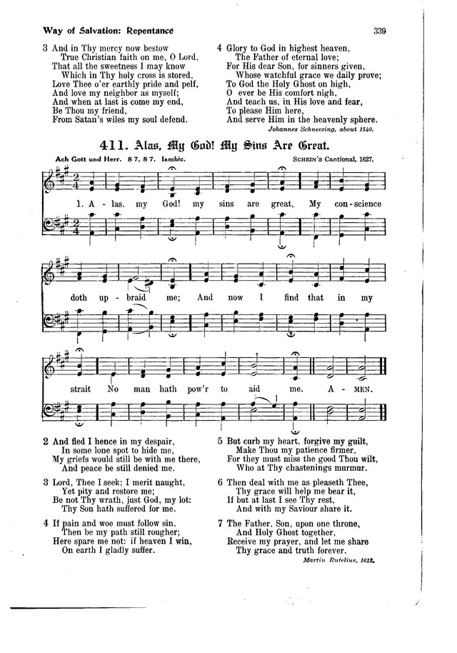 The Hymnal and Order of Service page 339