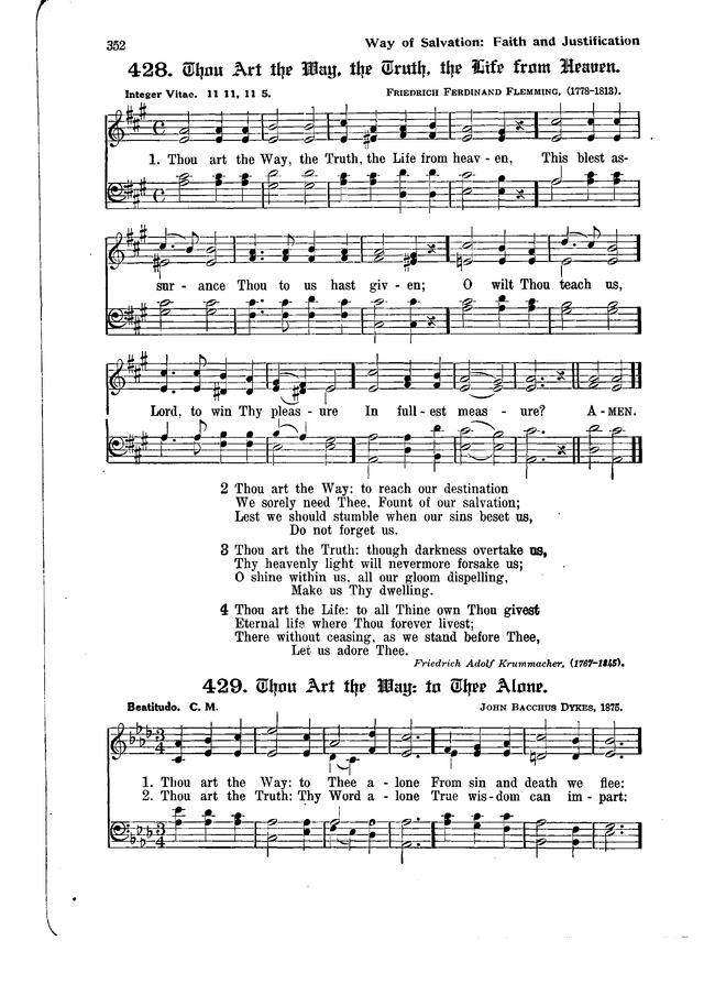 Thou Art The Way The Truth The Life From Heaven Hymnary Org
