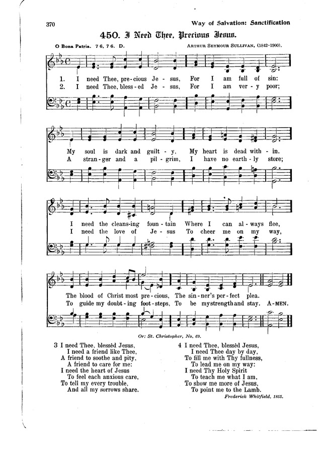 The Hymnal and Order of Service page 370