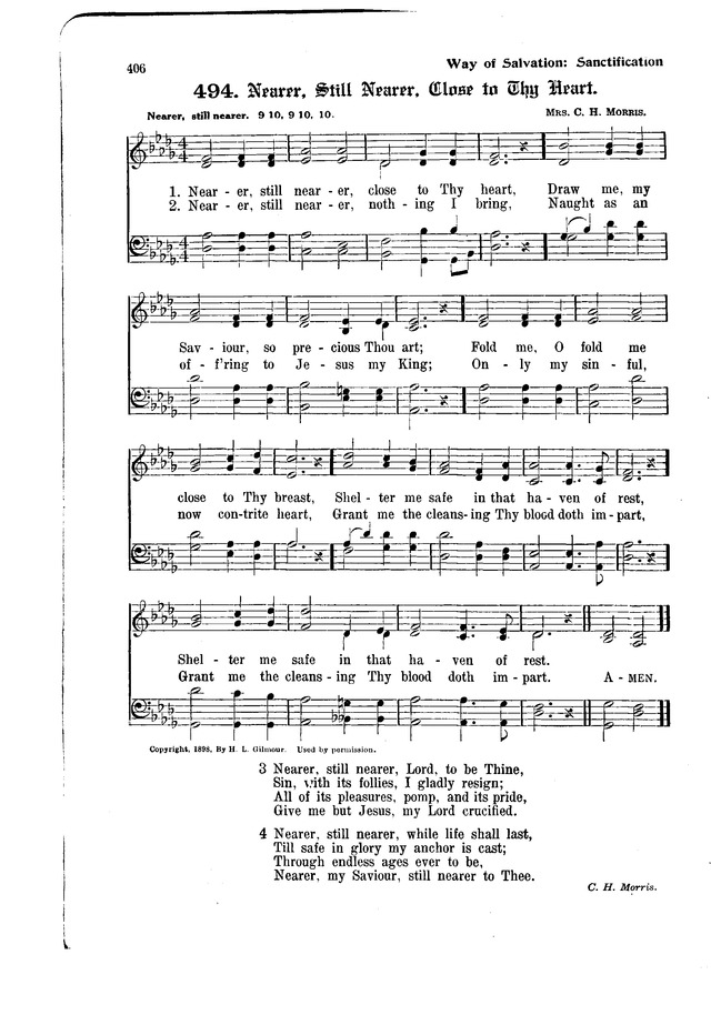 The Hymnal and Order of Service page 406