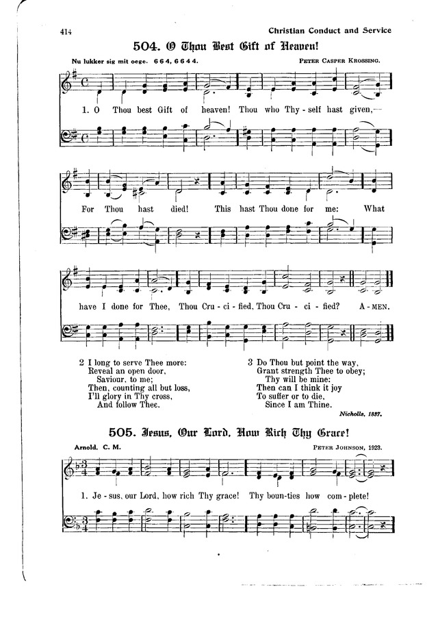 The Hymnal and Order of Service page 414