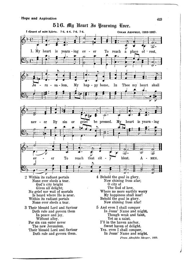 The Hymnal and Order of Service page 423
