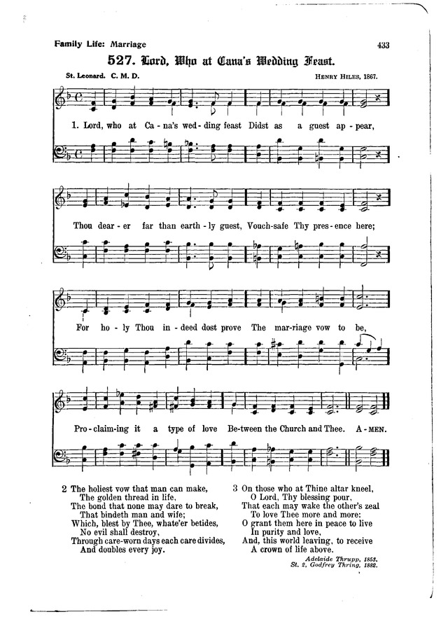 The Hymnal and Order of Service page 433