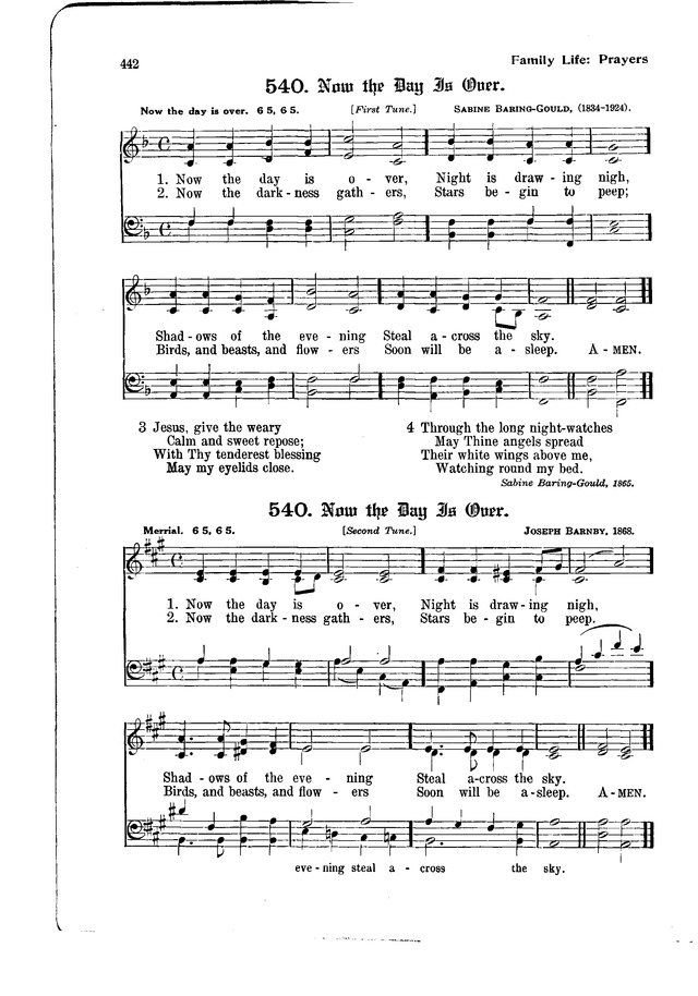 The Hymnal and Order of Service page 442