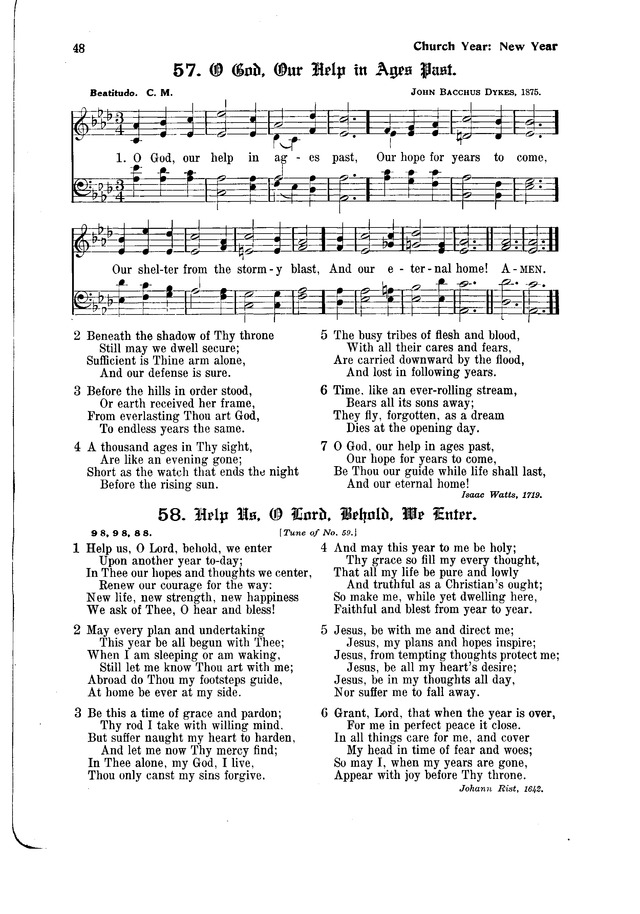 The Hymnal and Order of Service page 48