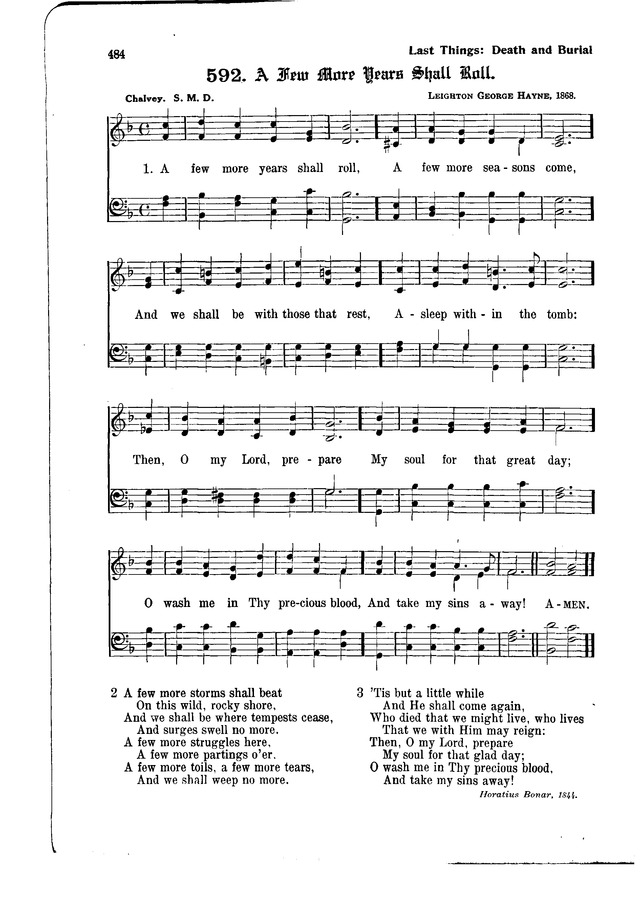 The Hymnal and Order of Service page 484