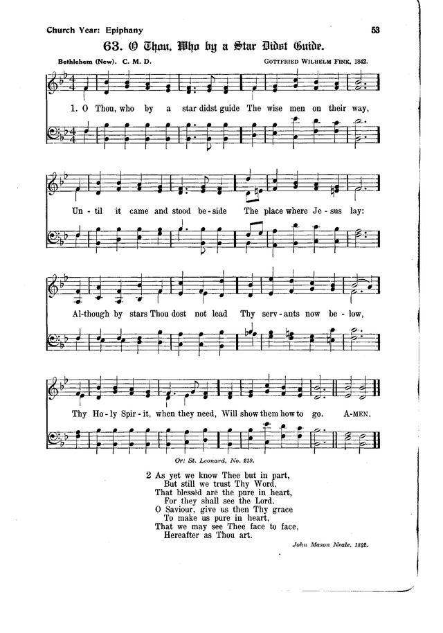 The Hymnal and Order of Service page 53