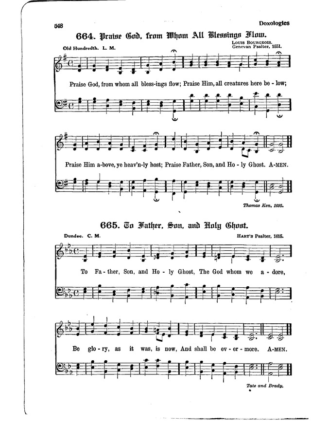 The Hymnal and Order of Service page 548