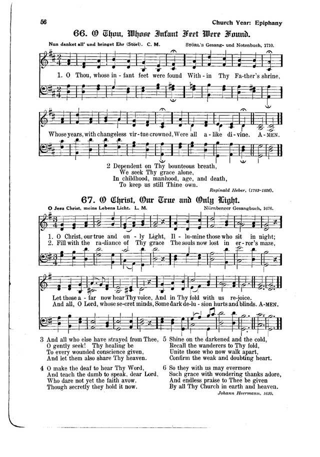 The Hymnal and Order of Service page 56