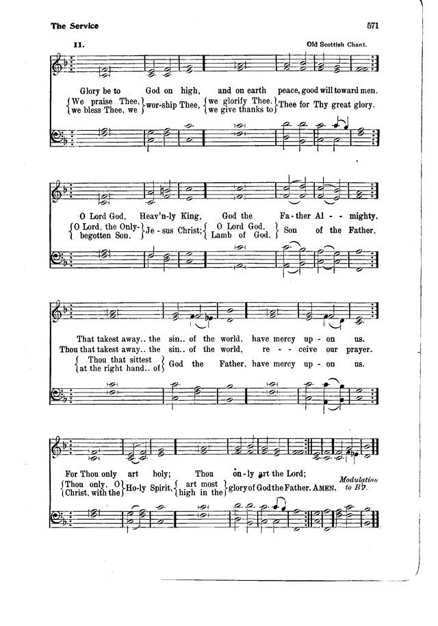 The Hymnal and Order of Service page 571