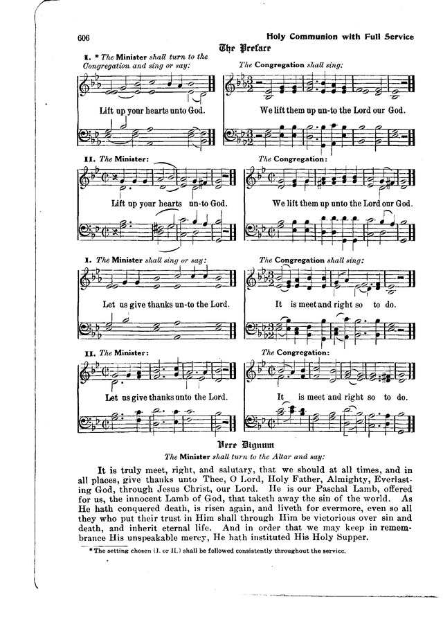 The Hymnal and Order of Service page 606