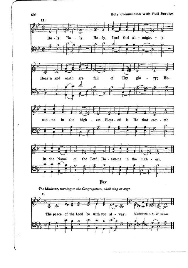 The Hymnal and Order of Service page 608