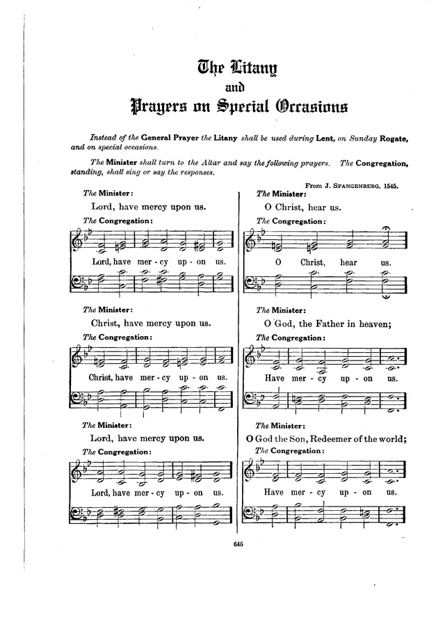 The Hymnal and Order of Service page 646