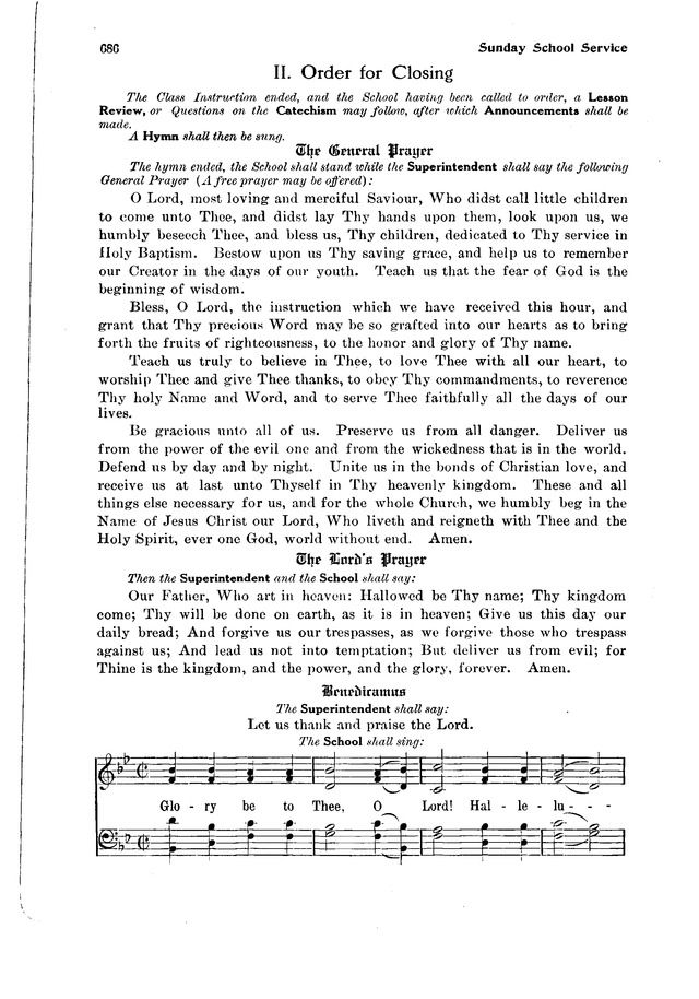 The Hymnal and Order of Service page 686