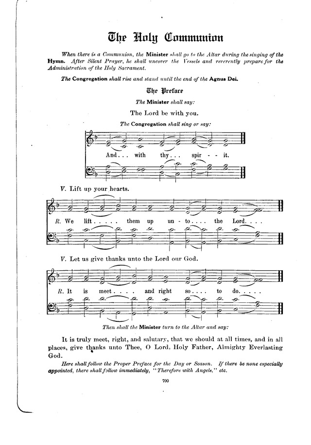 The Hymnal and Order of Service page 700