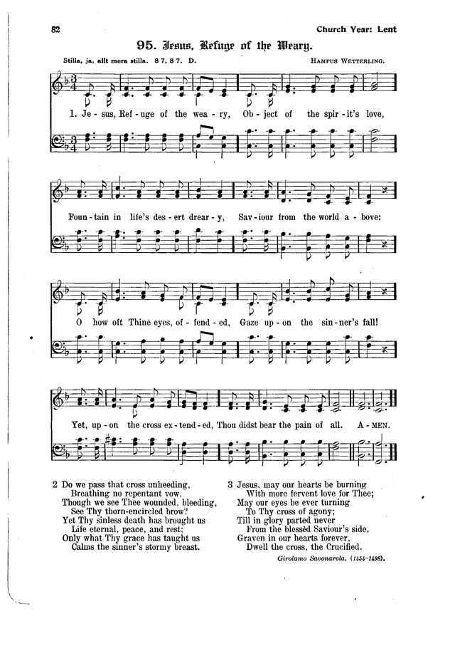 The Hymnal and Order of Service page 82