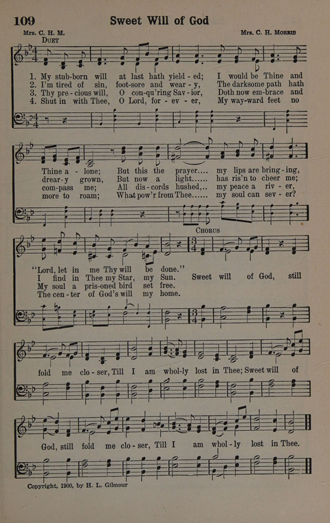 Hymns of Praise Numbers One and Two Combined: for the church and Sunday school page 109