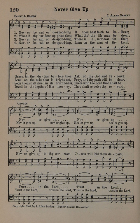 Hymns of Praise Numbers One and Two Combined: for the church and Sunday school page 120