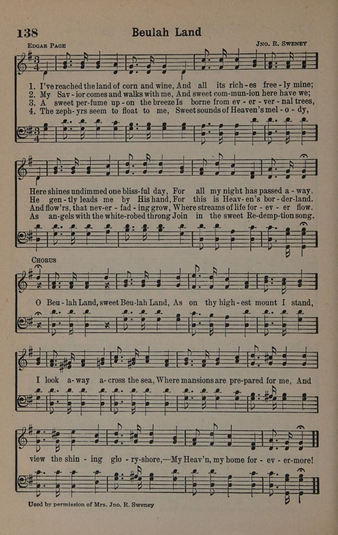 Hymns of Praise Numbers One and Two Combined: for the church and Sunday school page 138