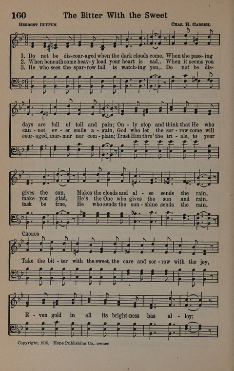 Hymns of Praise Numbers One and Two Combined: for the church and Sunday school page 160