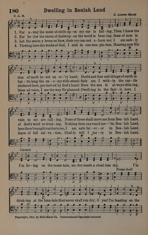 Hymns of Praise Numbers One and Two Combined: for the church and Sunday school page 180