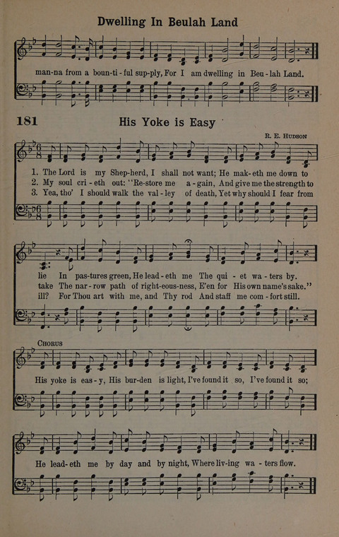 Hymns of Praise Numbers One and Two Combined: for the church and Sunday school page 181