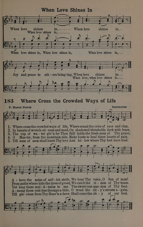 Hymns of Praise Numbers One and Two Combined: for the church and Sunday school page 183