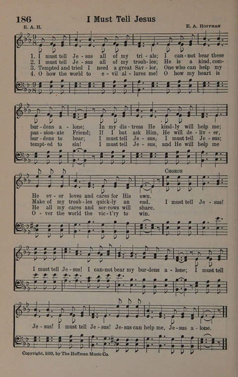 Hymns of Praise Numbers One and Two Combined: for the church and Sunday school page 186