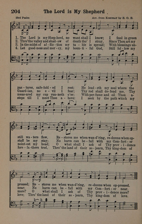 Hymns of Praise Numbers One and Two Combined: for the church and Sunday school page 204