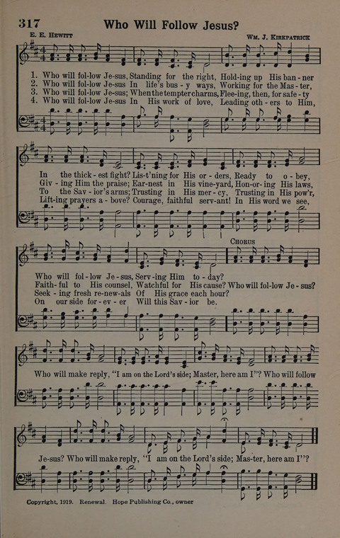 Hymns of Praise Numbers One and Two Combined: for the church and Sunday school page 299