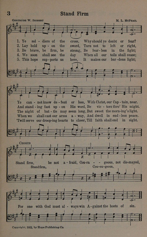 Hymns of Praise Numbers One and Two Combined: for the church and Sunday school page 3