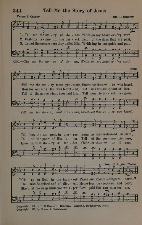 Hymns of Praise Numbers One and Two Combined: for the church and Sunday school page 323