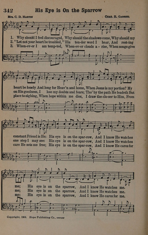 Hymns of Praise Numbers One and Two Combined: for the church and Sunday school page 324