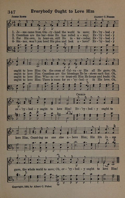 Hymns of Praise Numbers One and Two Combined: for the church and Sunday school page 329
