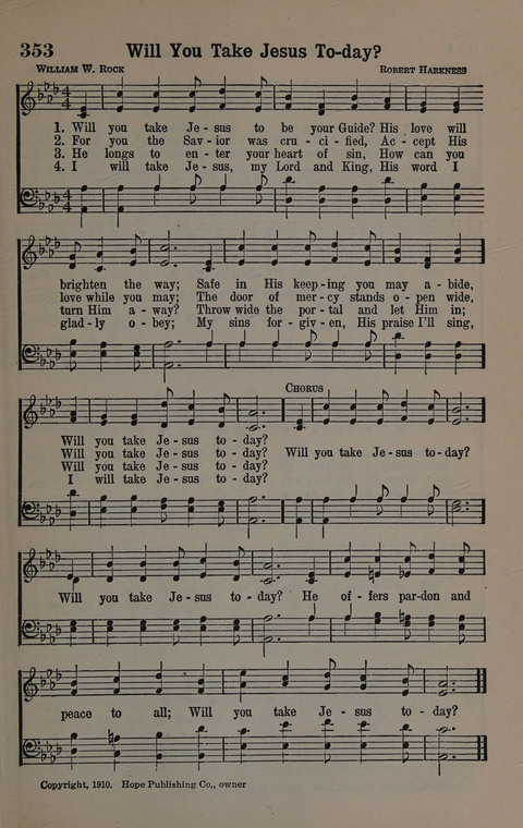 Hymns of Praise Numbers One and Two Combined: for the church and Sunday school page 335