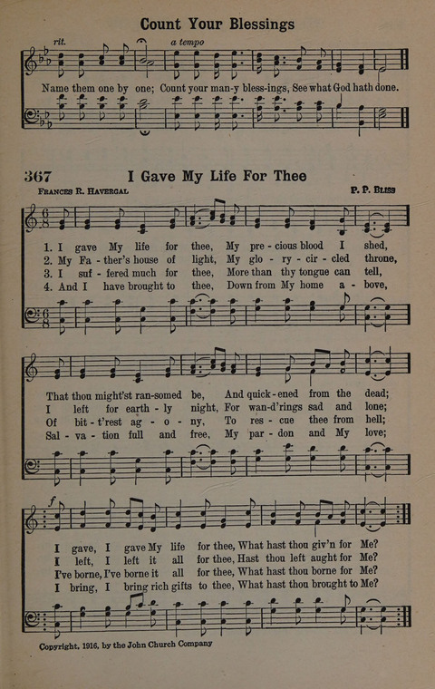 Hymns of Praise Numbers One and Two Combined: for the church and Sunday school page 349