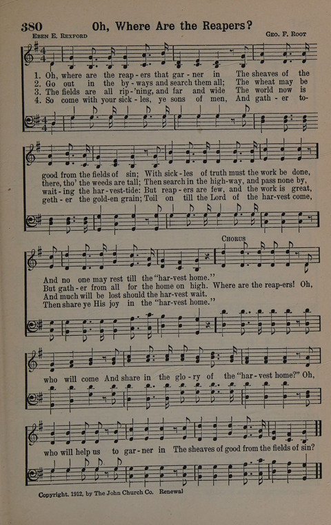 Hymns of Praise Numbers One and Two Combined: for the church and Sunday school page 363