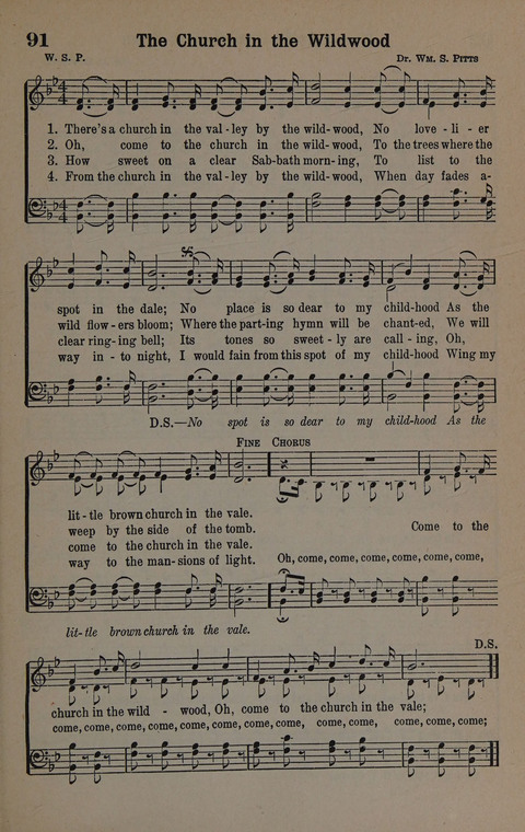 Hymns of Praise Numbers One and Two Combined: for the church and Sunday school page 91