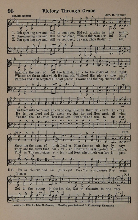 Hymns of Praise Numbers One and Two Combined: for the church and Sunday school page 96