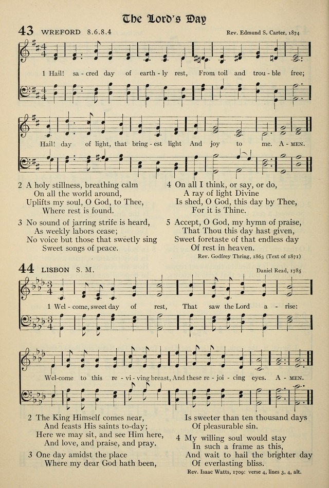 The Hymnal: published in 1895 and revised in 1911 by authority of the General Assembly of the Presbyterian Church in the United States of America page 36
