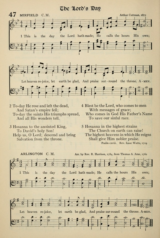 The Hymnal: published in 1895 and revised in 1911 by authority of the General Assembly of the Presbyterian Church in the United States of America page 40