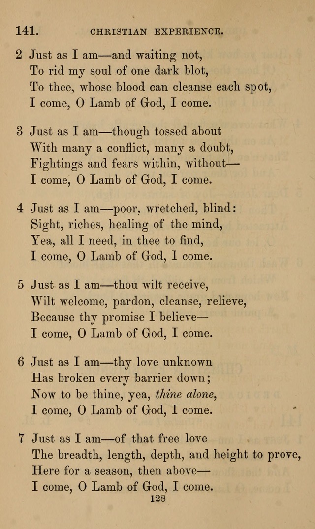 Hymns of praise page 137