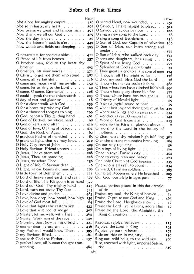 The Hymnal page 14