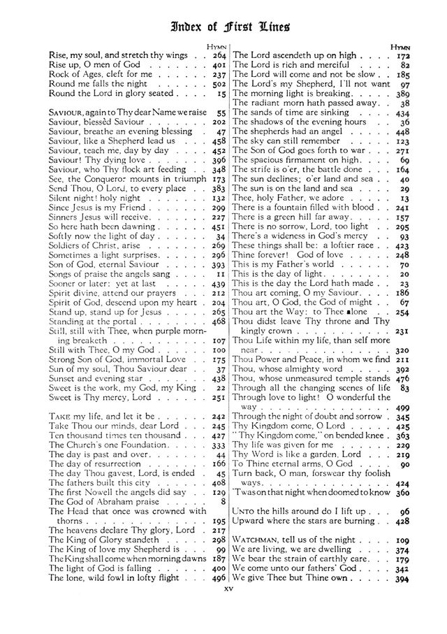 The Hymnal page 15