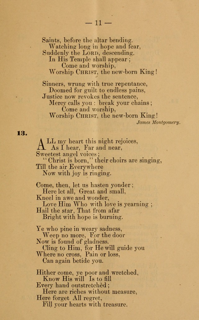 Hymns proposed to be appended to the Church book. page 12
