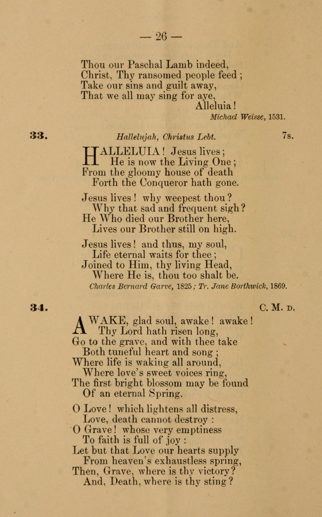 Hymns proposed to be appended to the Church book. page 27