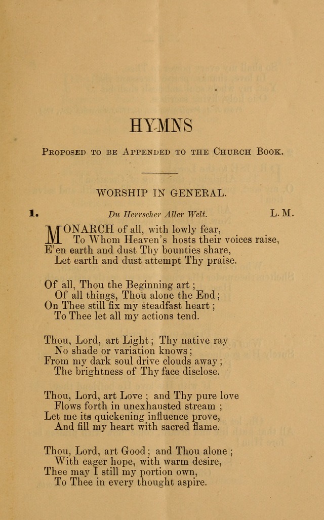 Hymns proposed to be appended to the Church book. page 4