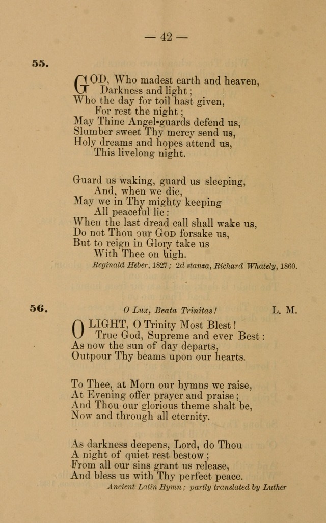Hymns proposed to be appended to the Church book. page 43