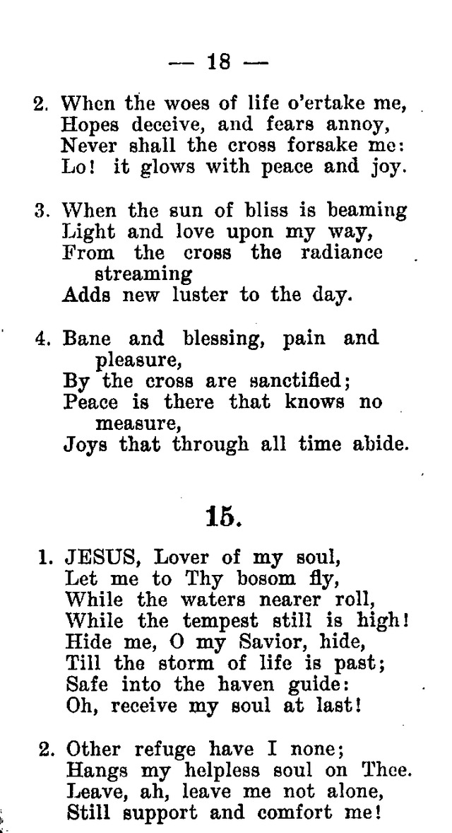 Hymnal and Prayer Book: compiled by the Lutheran Church Board for Army and  Navy of the Ev. Lutheran Synod of Missouri, Ohio, and other states, and of the joint Ev. Lutheran Synod of...(3rd. ed.) page 12