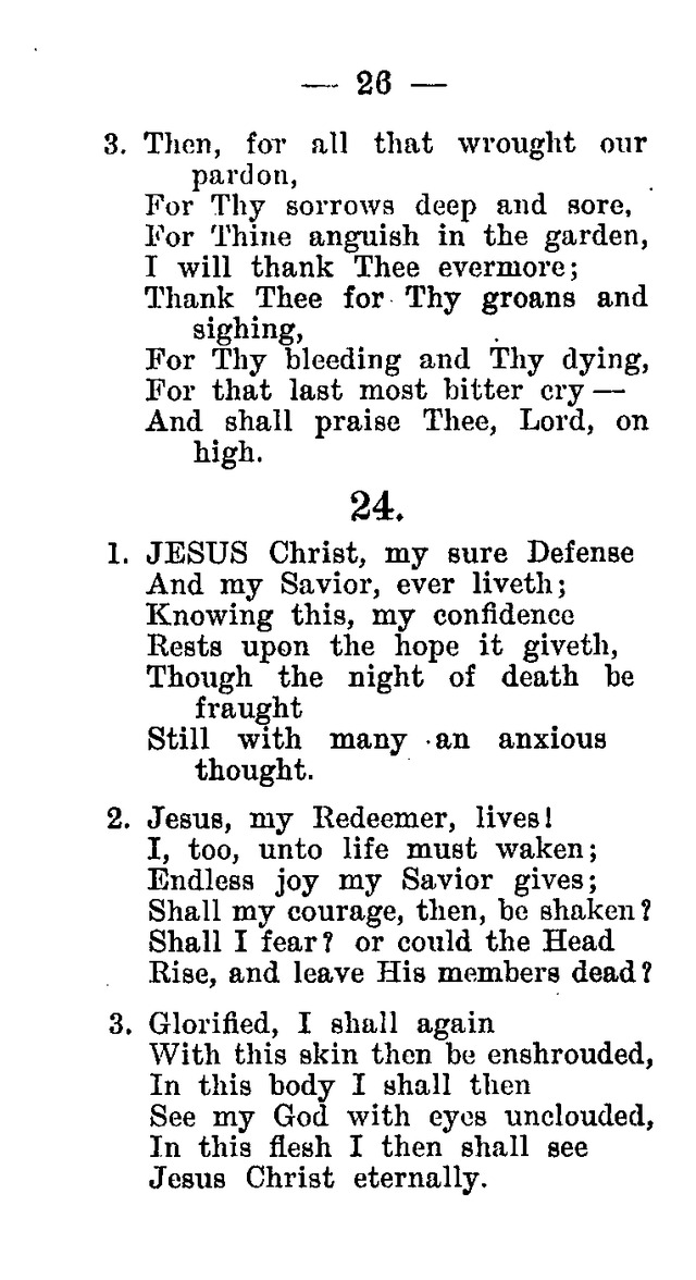 Hymnal and Prayer Book: compiled by the Lutheran Church Board for Army and  Navy of the Ev. Lutheran Synod of Missouri, Ohio, and other states, and of the joint Ev. Lutheran Synod of...(3rd. ed.) page 20